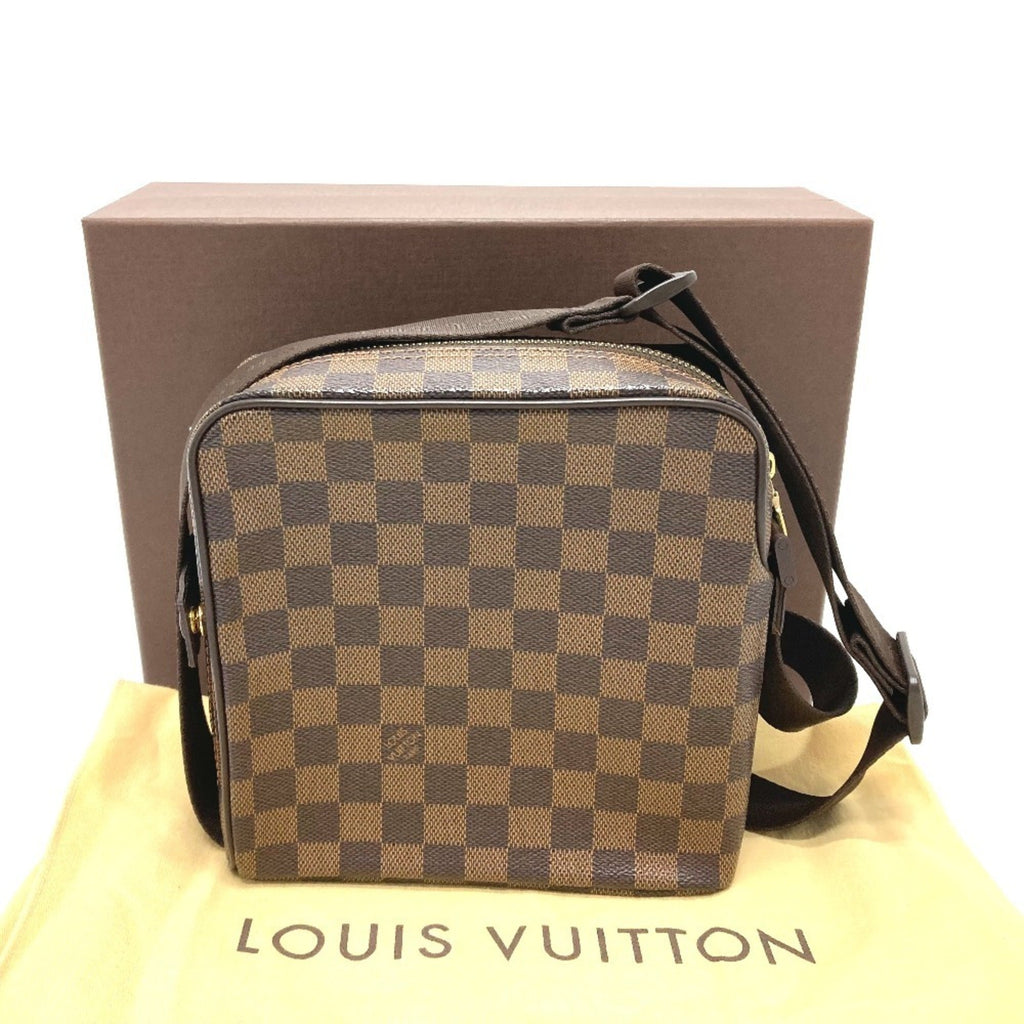 Louis Vuitton Damier Brown Ebene Damier Canvas Pochette Shoulder Bag