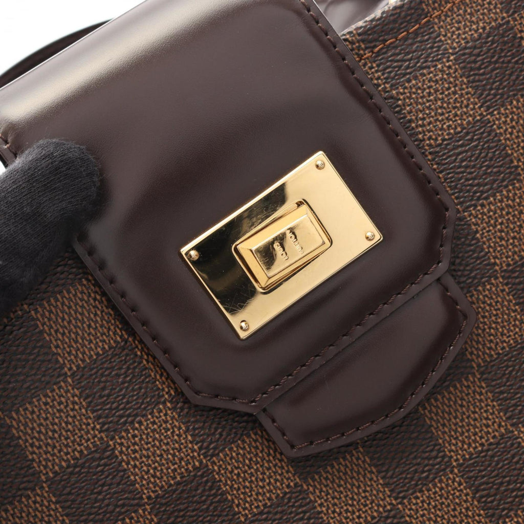 Louis Vuitton Brown Damier Canvas Rose Coated Canvas Handbag
