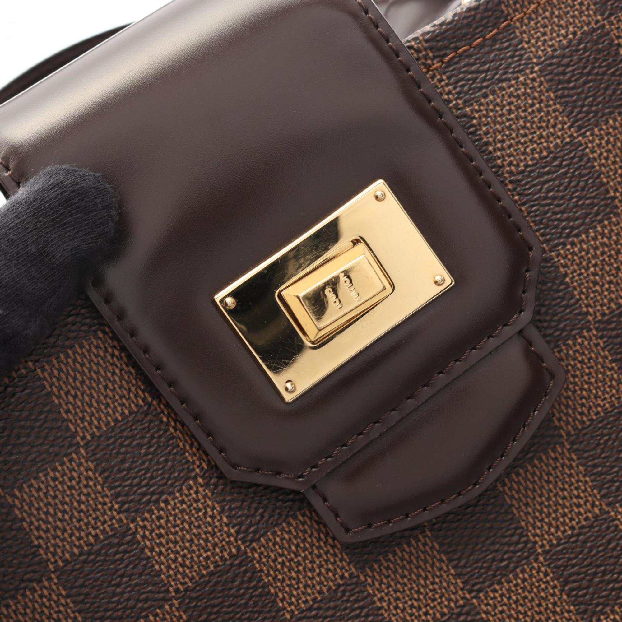 Louis Vuitton Brown Damier Canvas Rose Coated Canvas Handbag