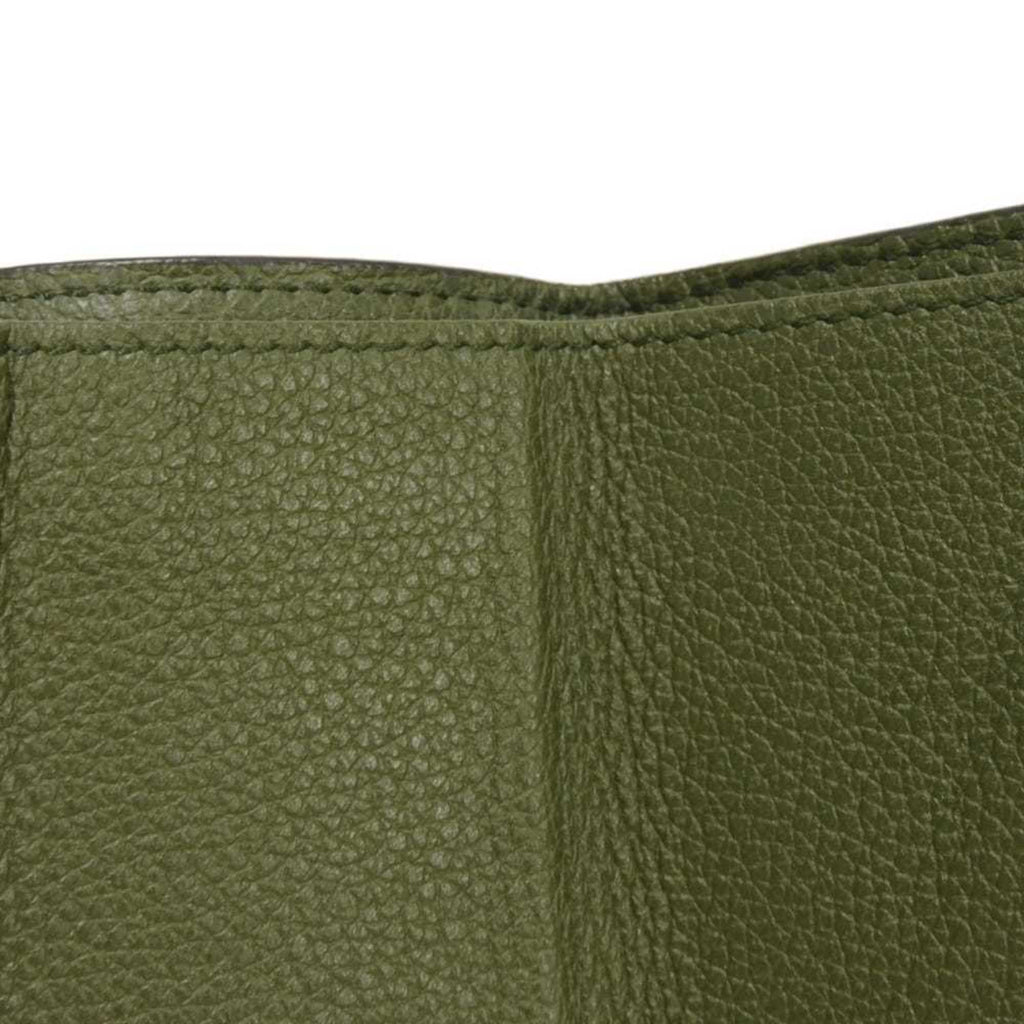 Gucci Khaki Leather Wallet (Tri-Fold) (Pre-Owned)