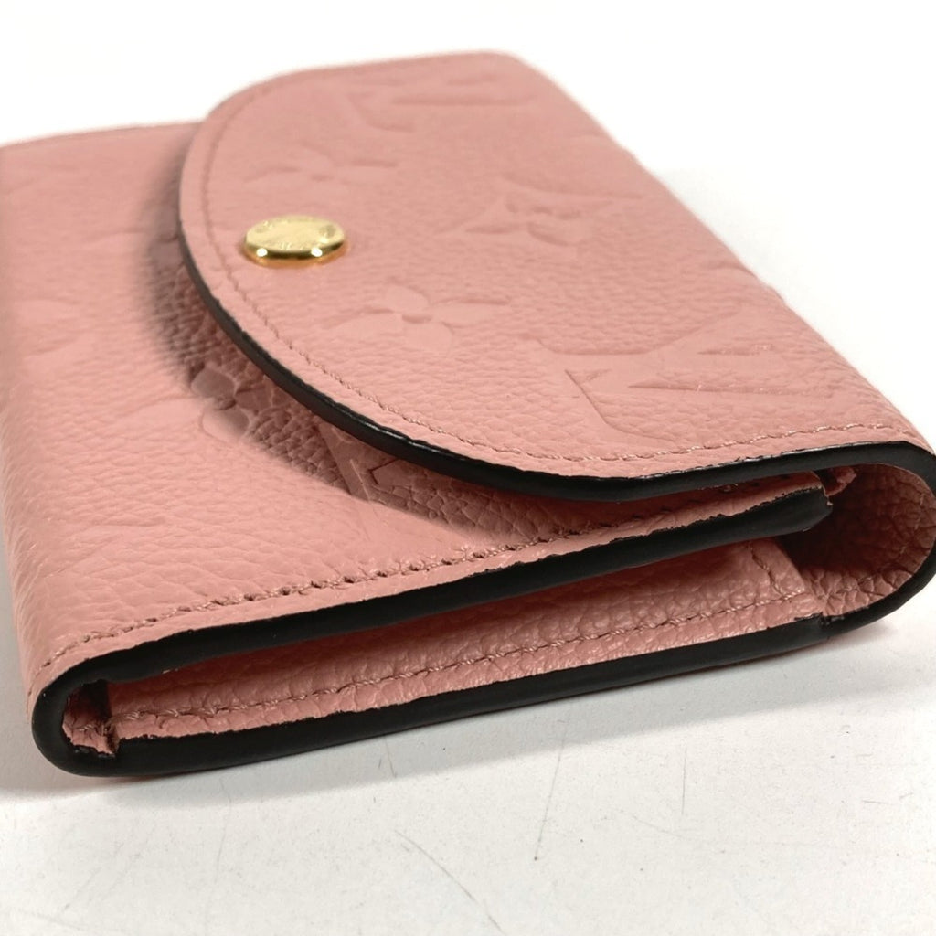 Louis Vuitton Pink Rose Poudre Monogram Empreinte Leather Wallet