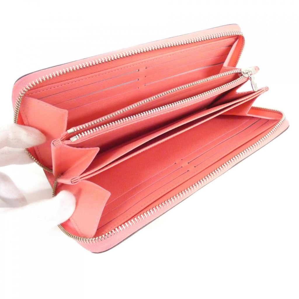 Louis Vuitton Pink Leather Long Wallet