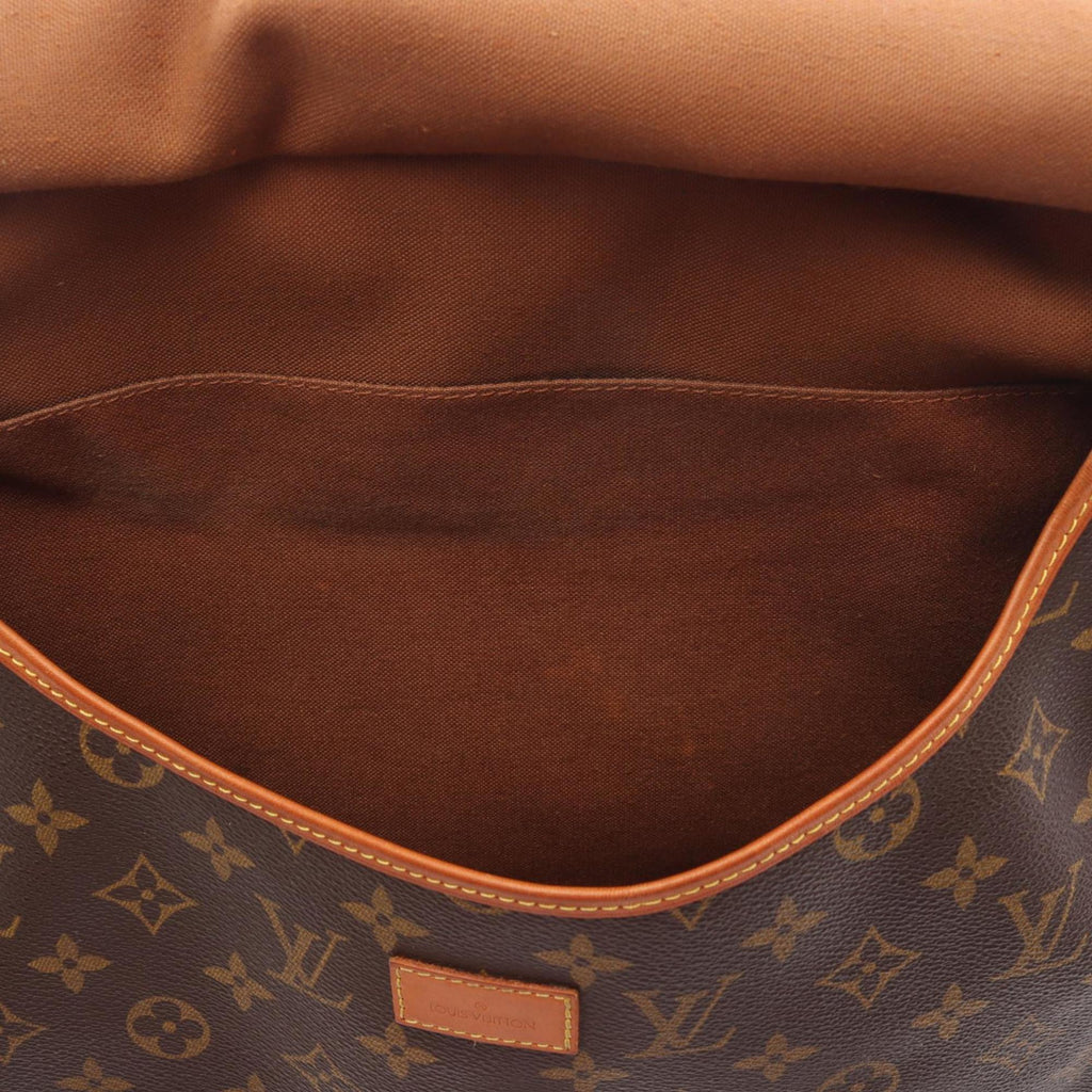 Louis Vuitton Brown Coated Canvas Pvc Leather Monogram Shoulder Bag