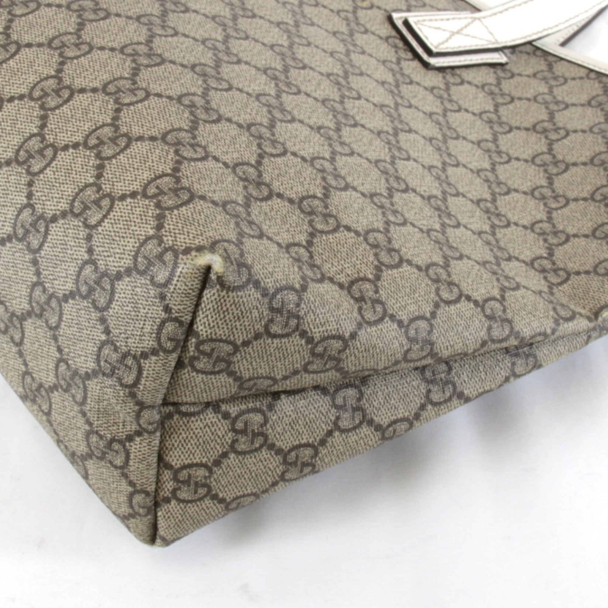 Gucci Brown Gg Supreme Tote Bag (Pre-Owned)