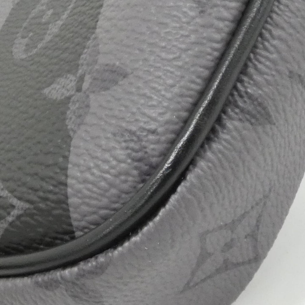 Louis Vuitton Black Coated Canvas Shoulder Bag