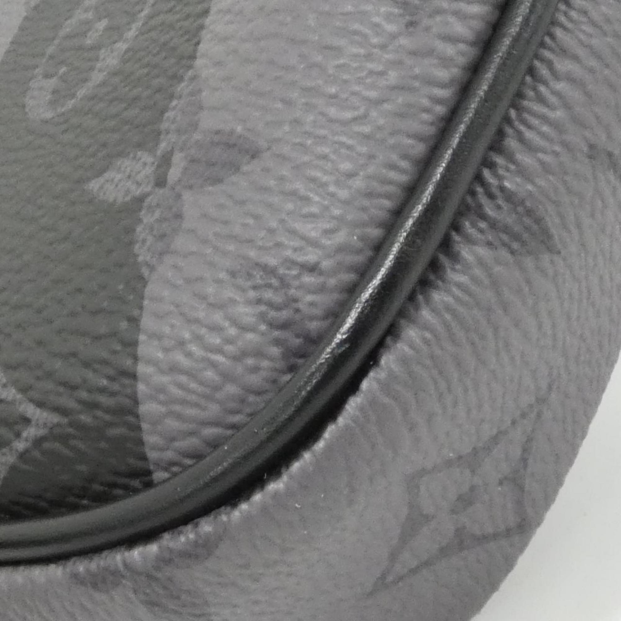 Louis Vuitton Black Coated Canvas Shoulder Bag