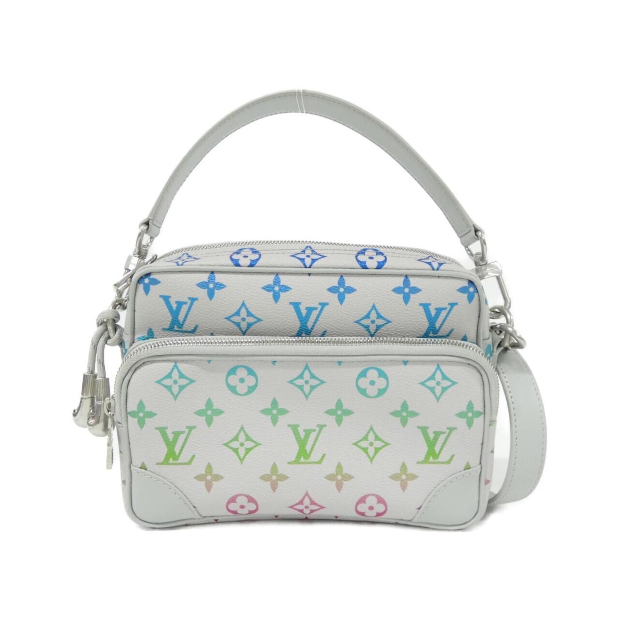 Louis Vuitton Monogram Gray Coated Canvas Handbag