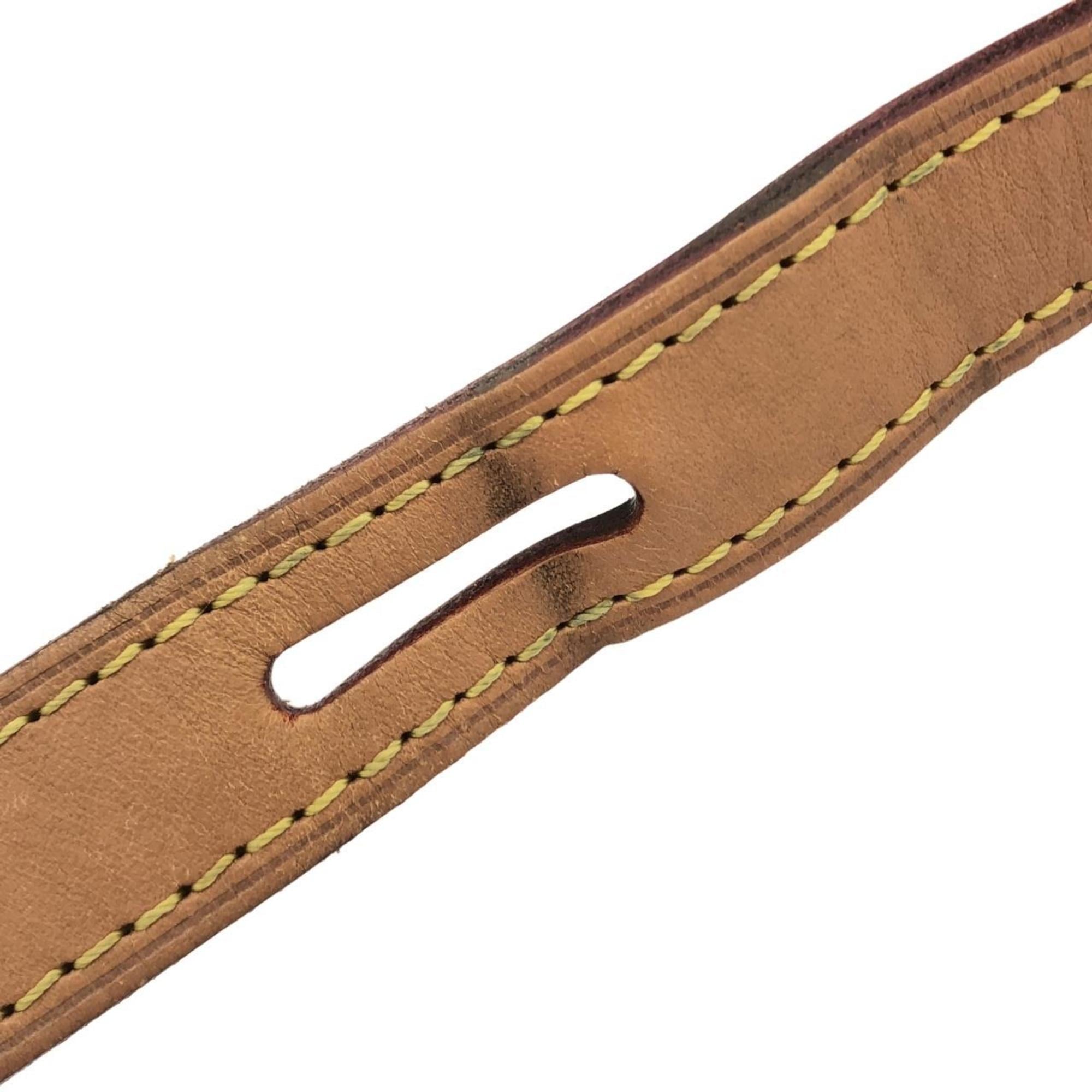 Louis Vuitton Brown Coated Canvas Shoulder Bag