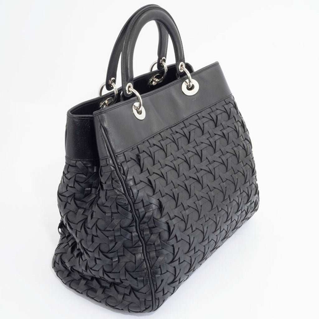 Christian Dior Black Leather Handbag (Pre-Owned)