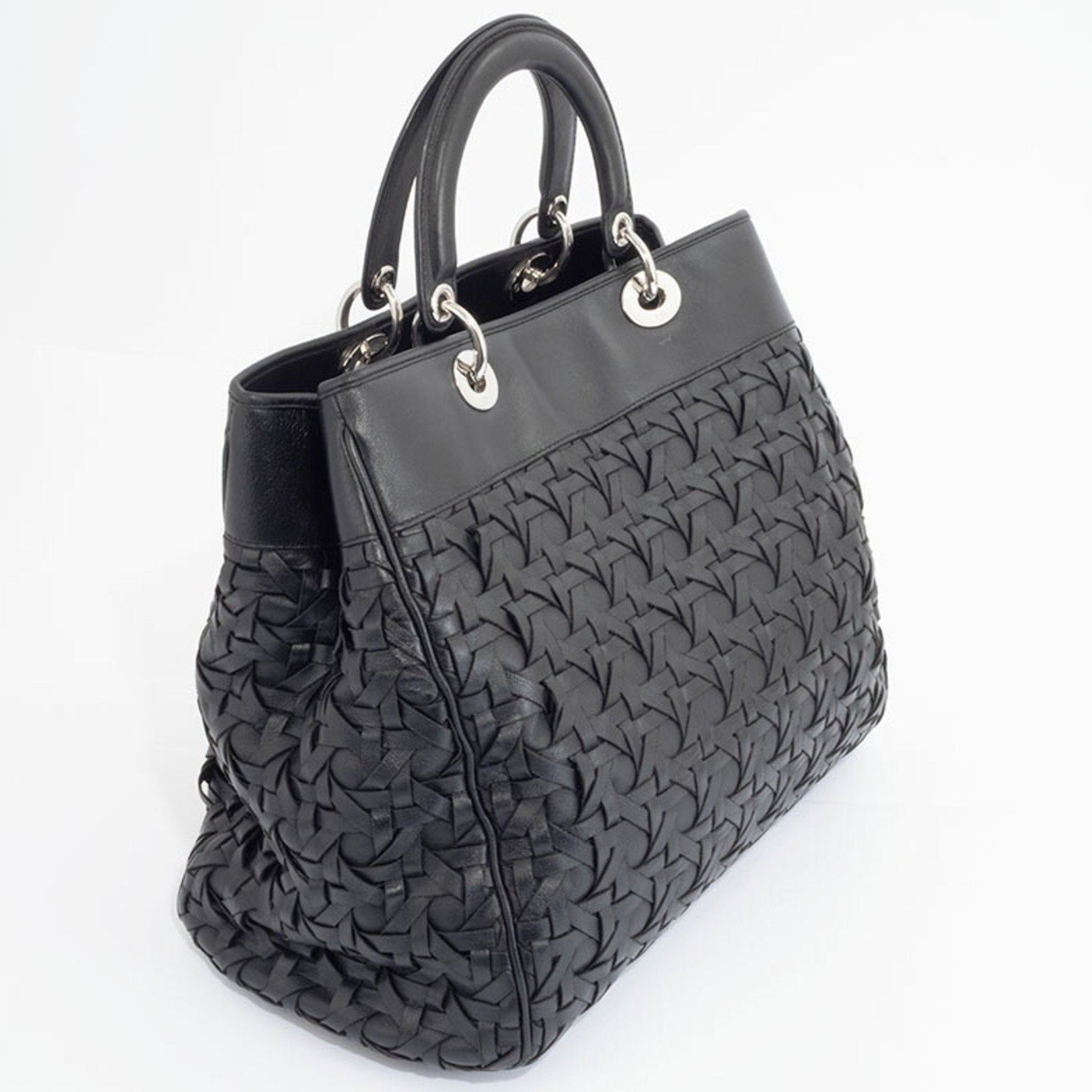 Christian Dior Black Leather Handbag (Pre-Owned)