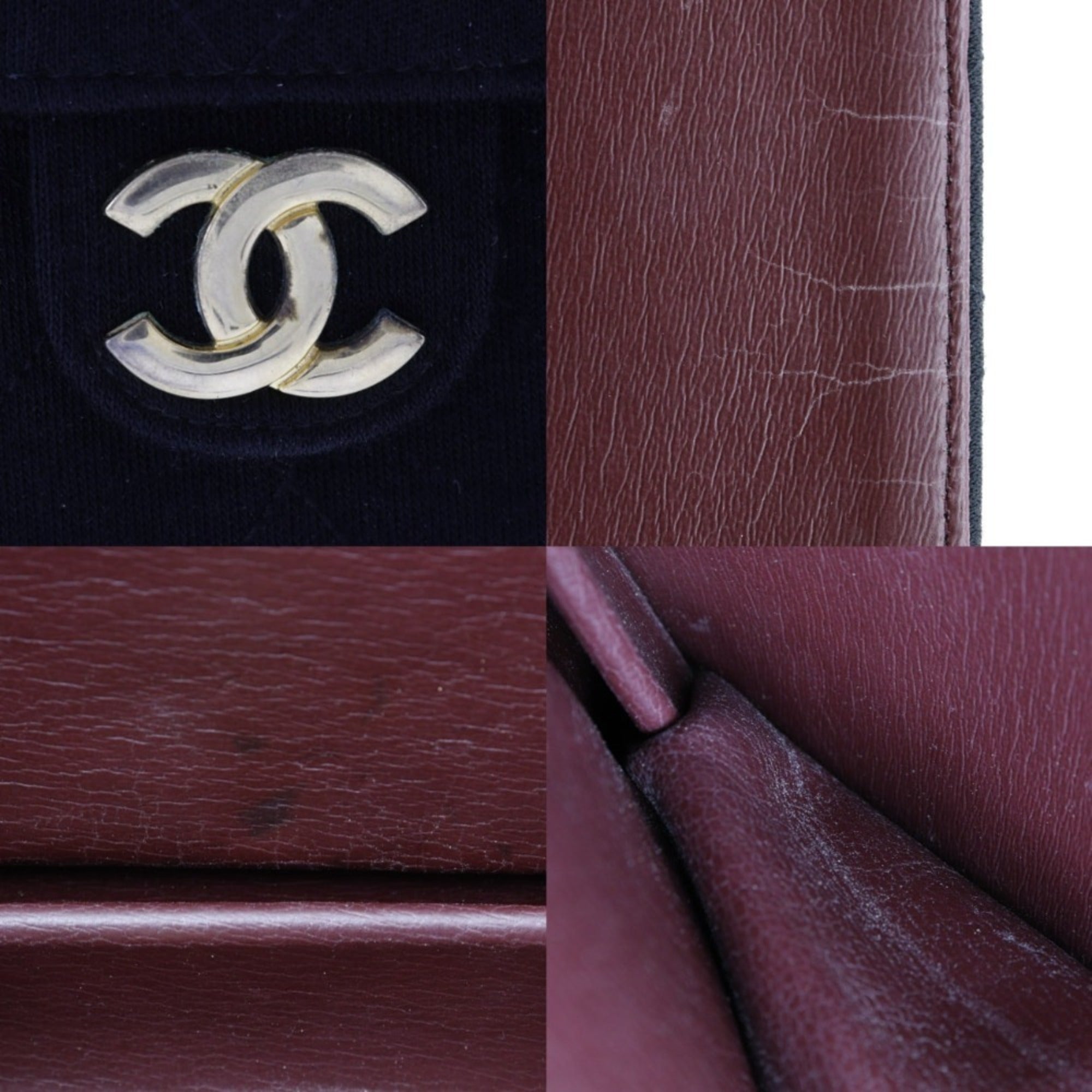 Chanel Black Cotton Shoulder Bag