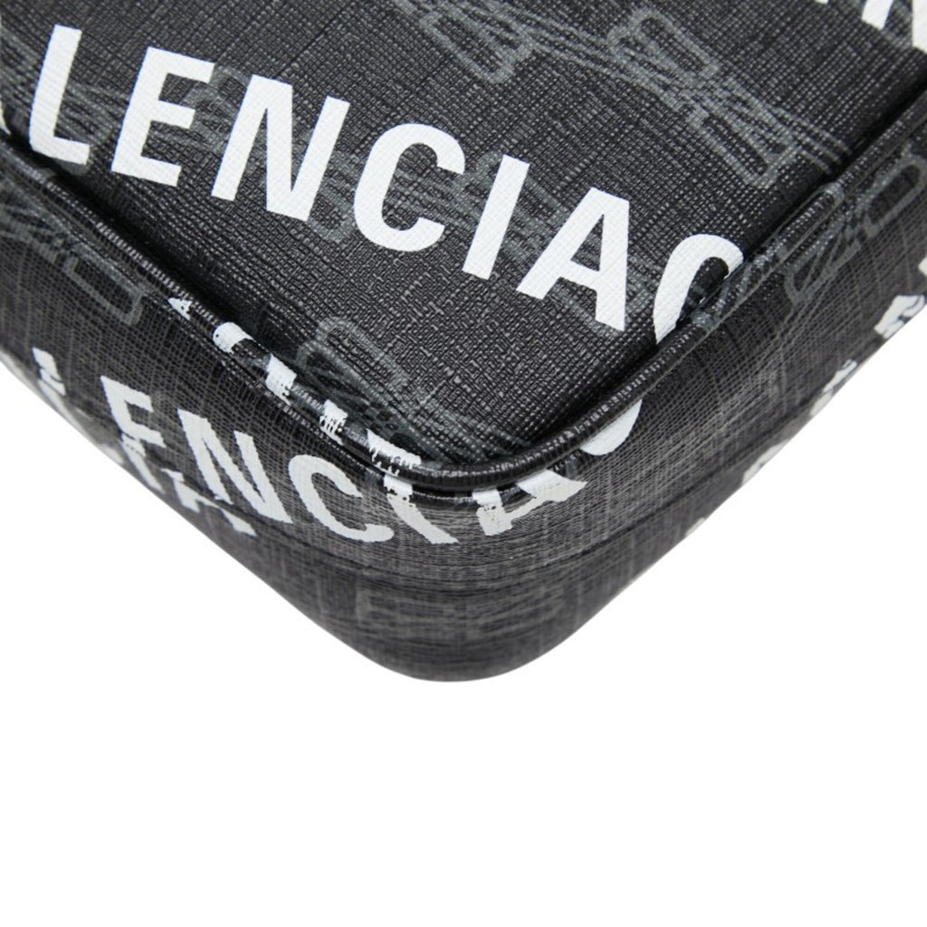 Balenciaga Black Pvc Shoulder