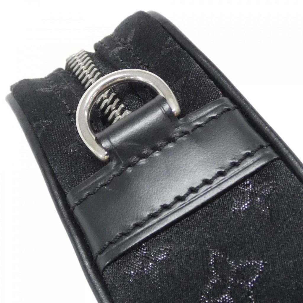 Louis Vuitton Black Satin Pochette Pouch