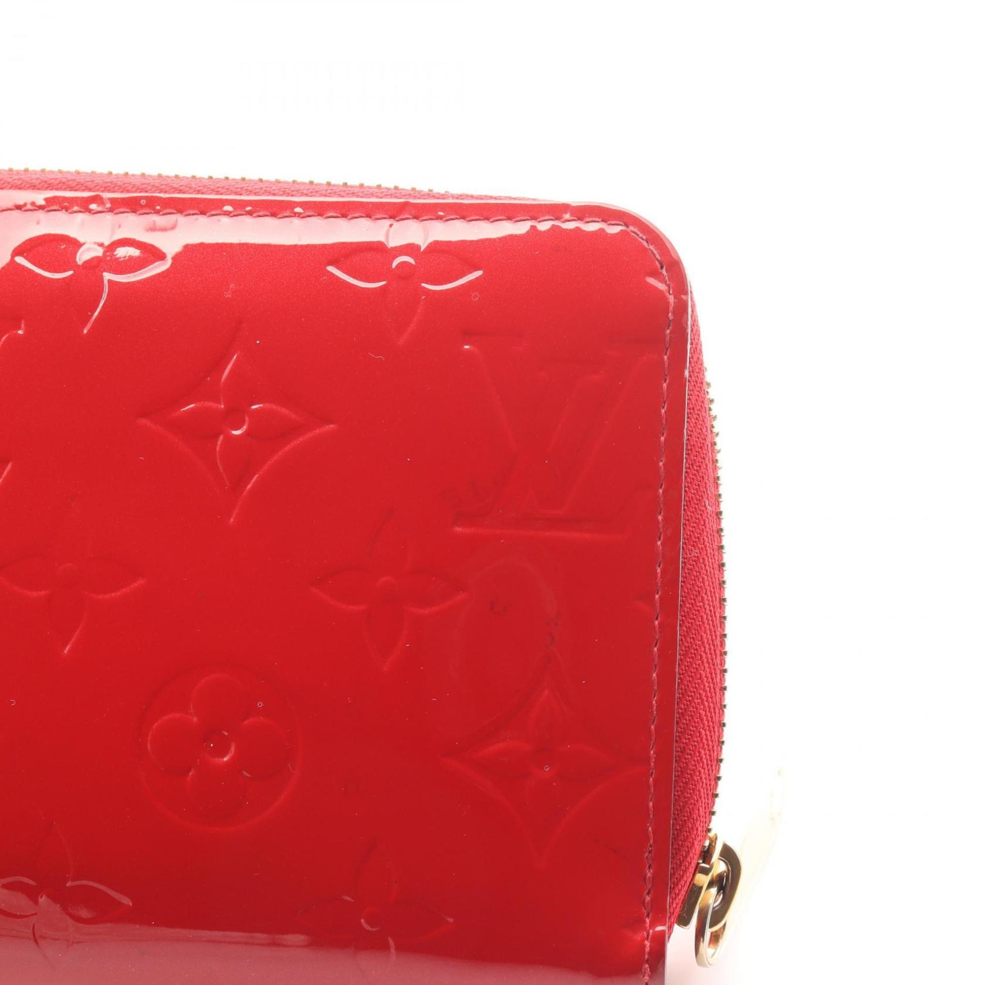 Louis Vuitton Cerise Red Color Vernis Leather Long Wallet