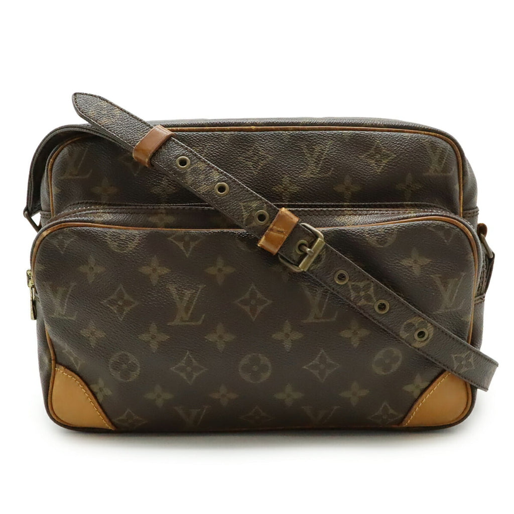 Louis Vuitton Black Brown Monogram Monogram Shoulder Bag