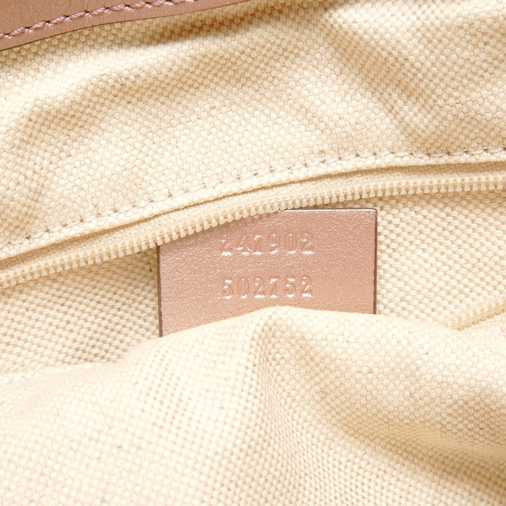 Gucci Sukey Pink Micro Gg Leather Shoulder Bag (Pre-Owned)