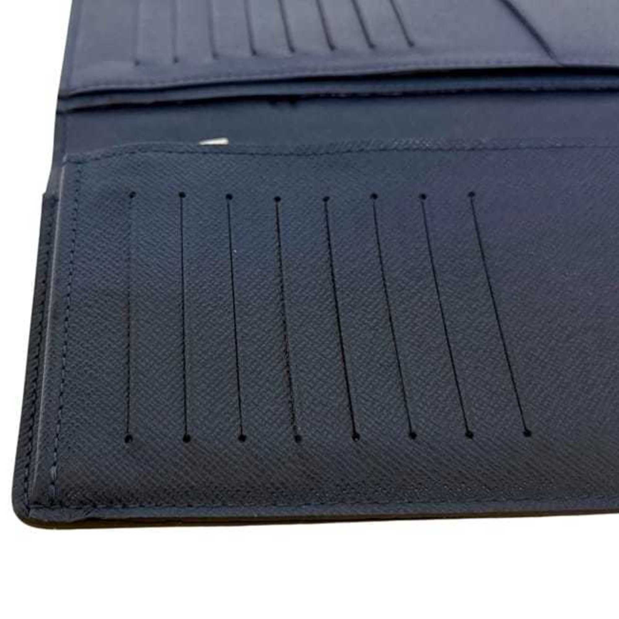 Louis Vuitton Navy Taiga Leather Long Wallet