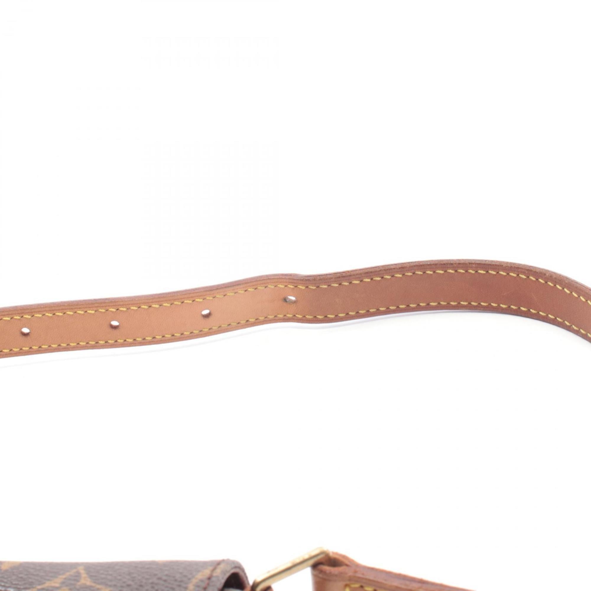 Louis Vuitton Brown Pvc Leather Handbag Shoulder Bag