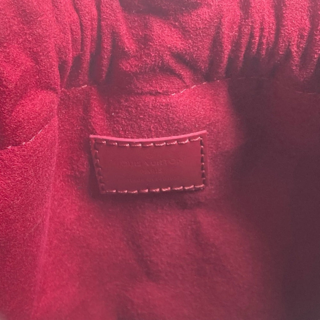 Louis Vuitton Brown Coated Canvas Pouch