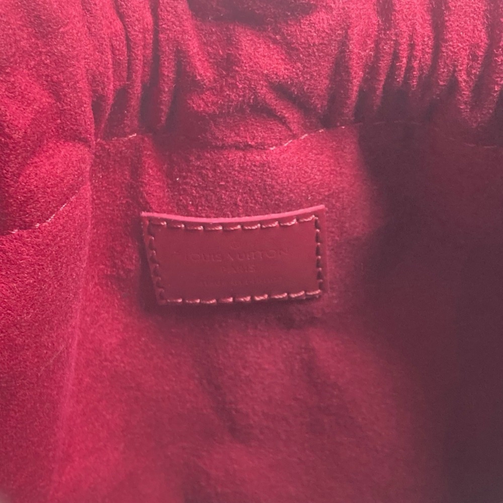 Louis Vuitton Brown Coated Canvas Pouch