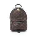 Louis Vuitton Black Brown Pvc Coated Canvas Leather Backpack