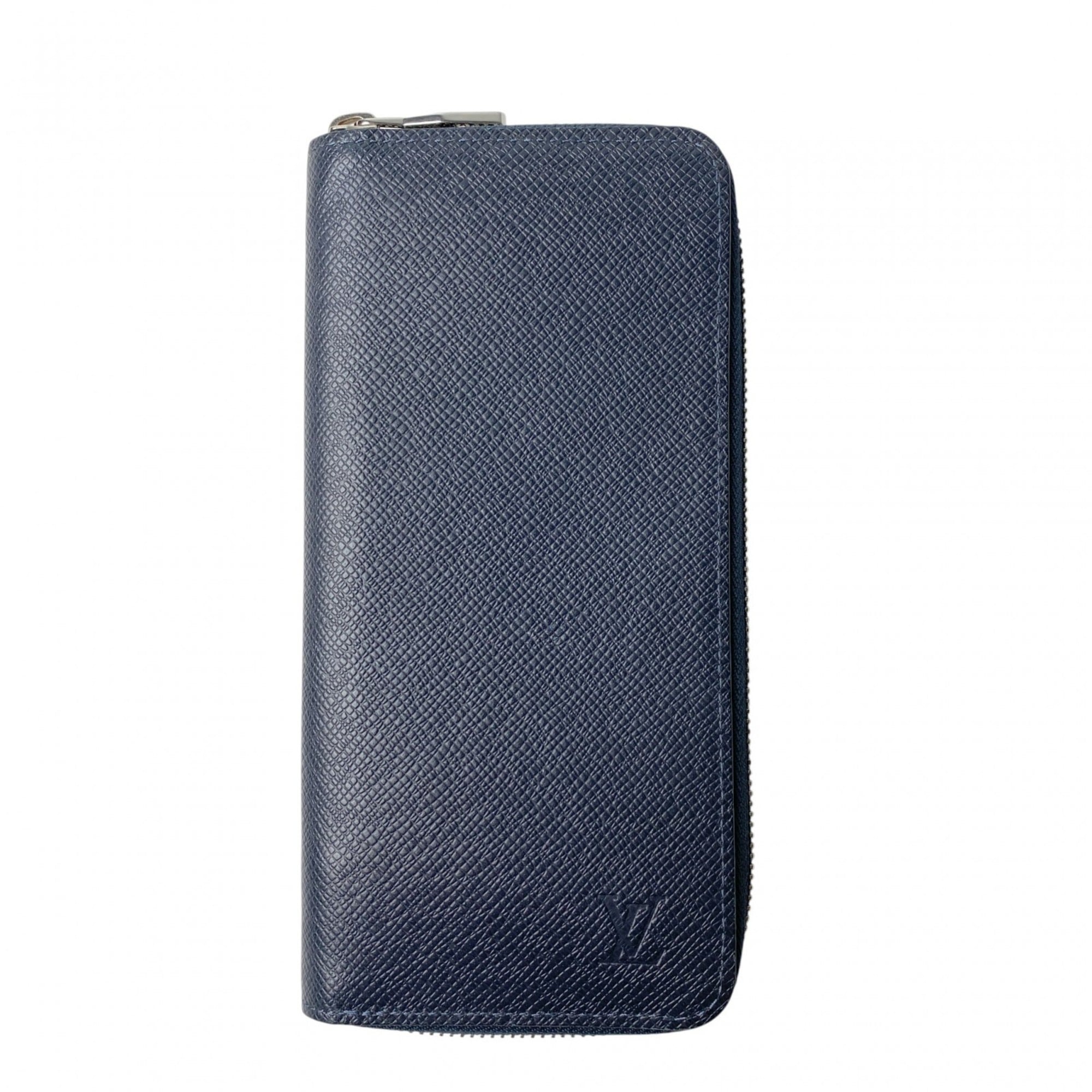 Louis Vuitton Navy Leather Long Wallet