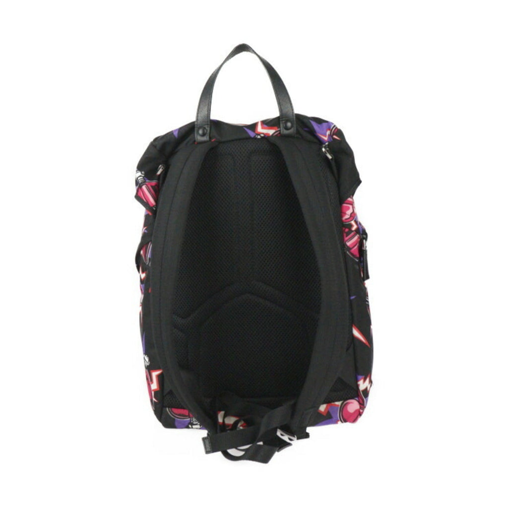 Prada Black Pink Nylon Backpack