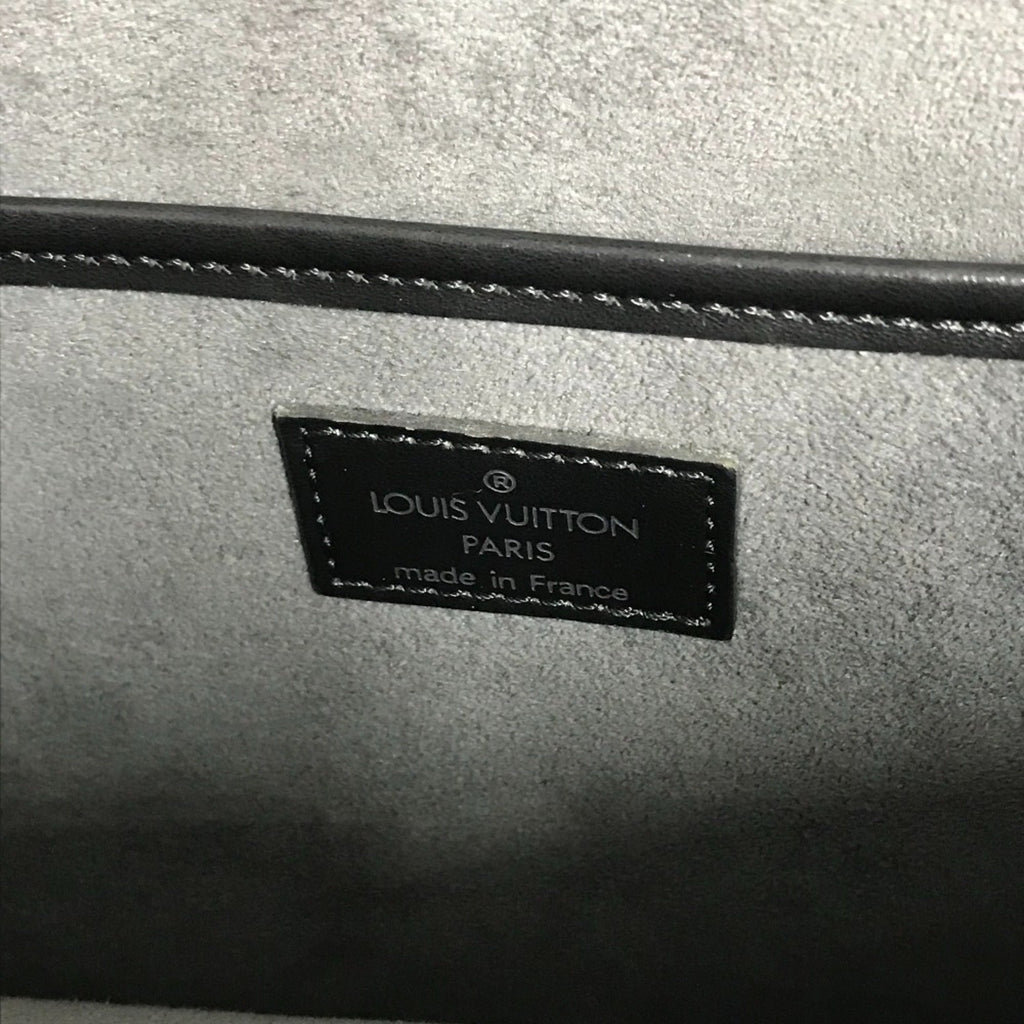 Louis Vuitton Black Galle Noir Epi Leather Handbag Tote Bag