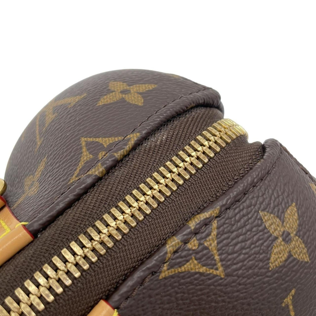 Louis Vuitton Marron Coated Canvas Boston Bag