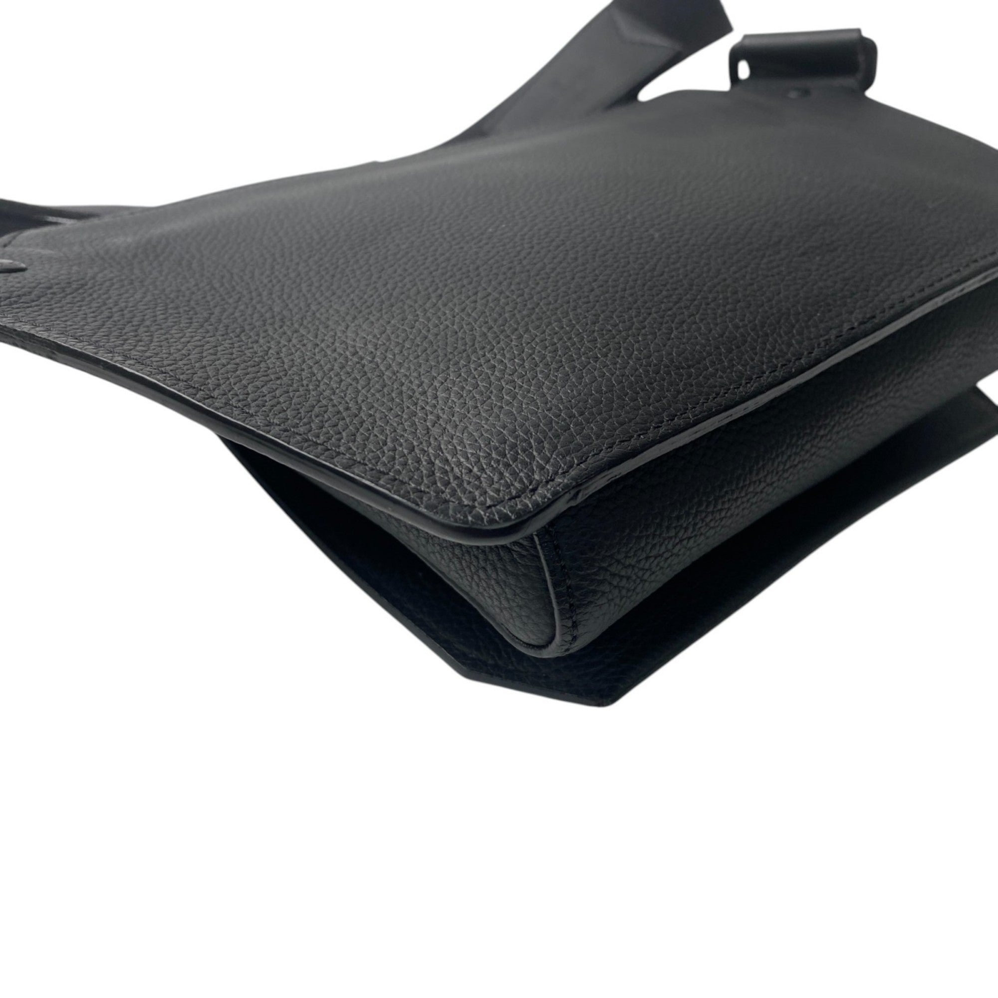 Louis Vuitton Black Leather Sling Bag