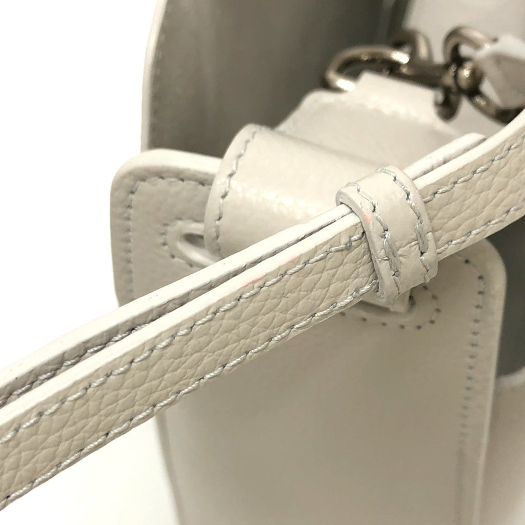 Balenciaga White Leather Shoulder