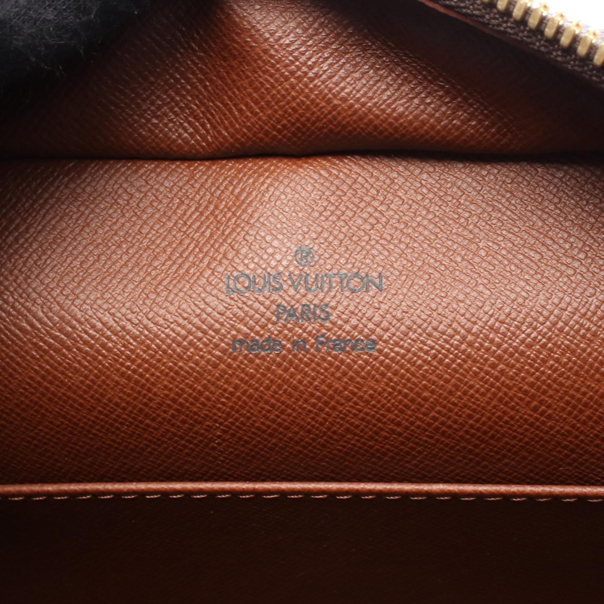 Louis Vuitton Brown Coated Canvas Pvc Leather Shoulder Bag