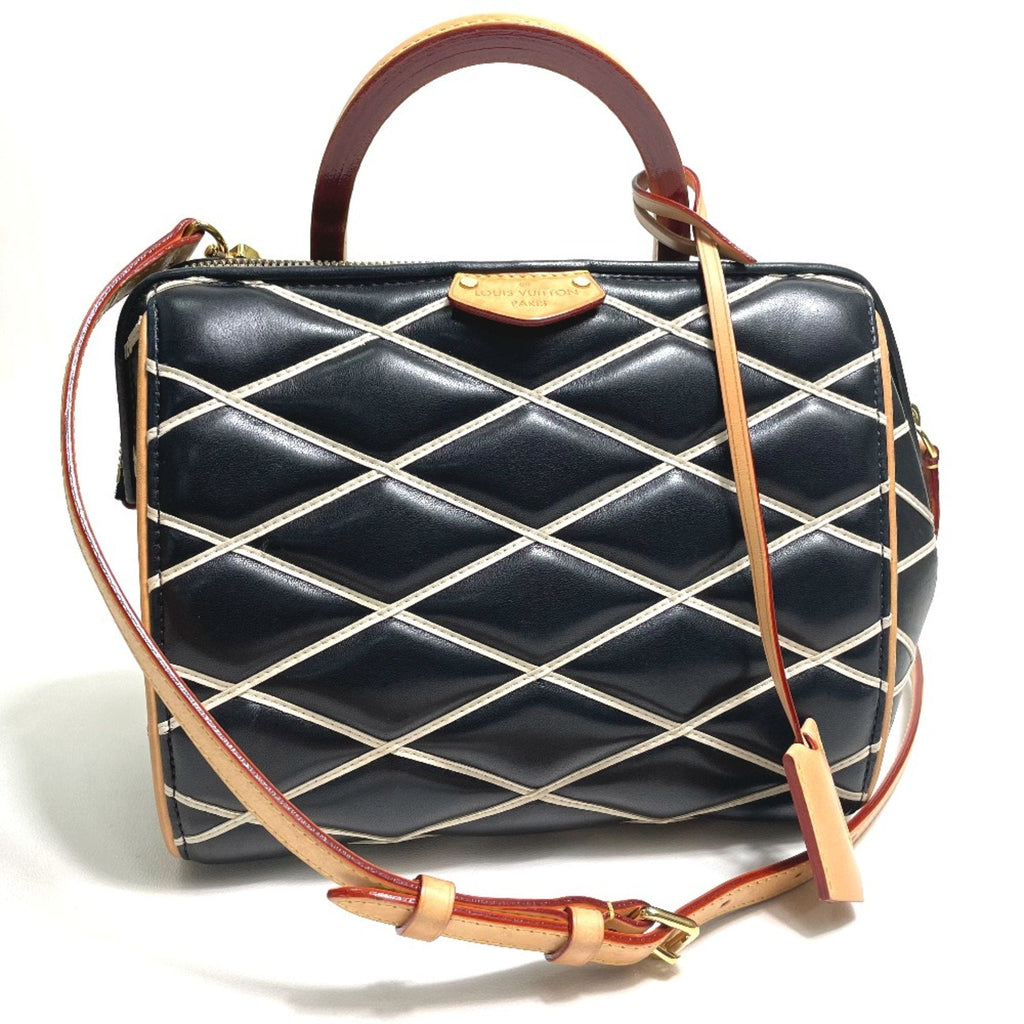 Louis Vuitton Black Leather Handbag