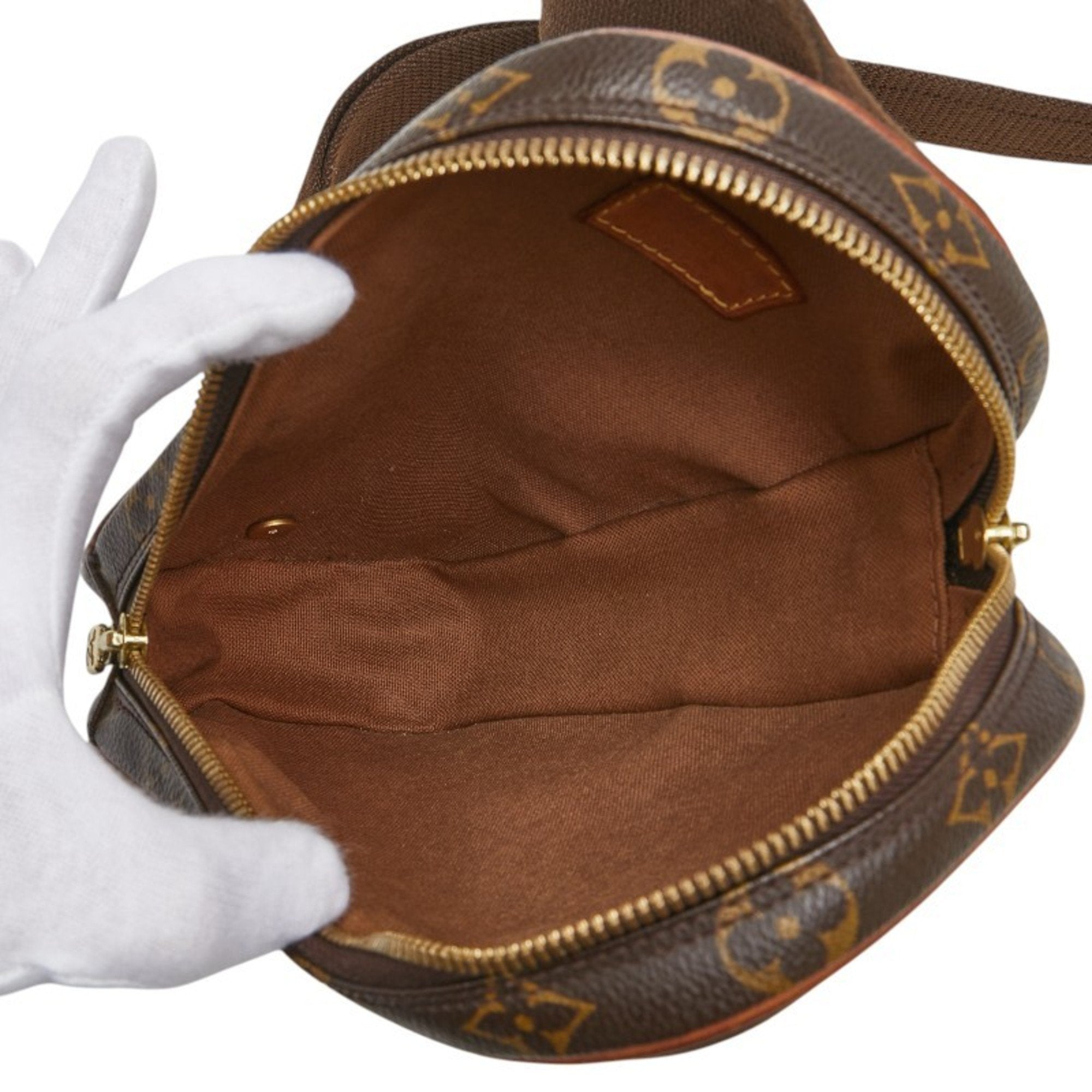 Louis Vuitton Monogram Brown Pvc Leather Sling Bag