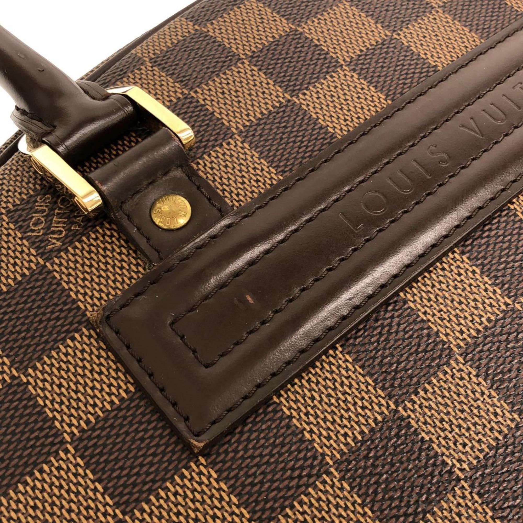 Louis Vuitton Ebene Coated Canvas Handbag