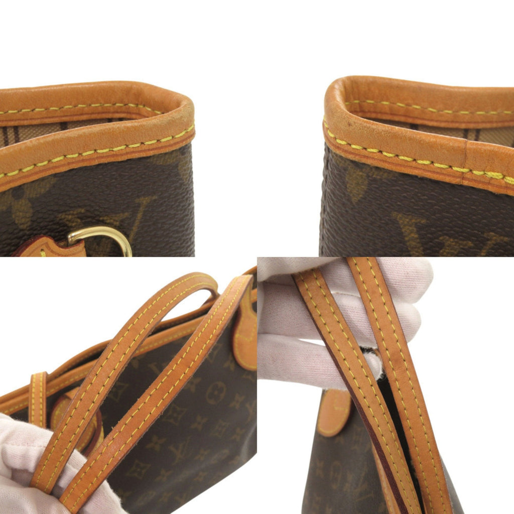 Louis Vuitton Beige Monogram Canvas Tote Bag