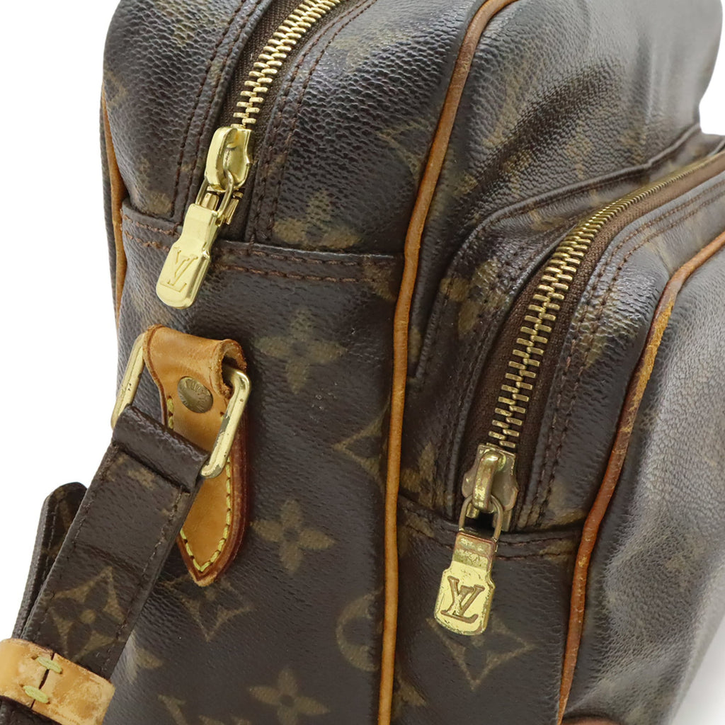 Louis Vuitton Brown Canvas Handbag Shoulder Bag