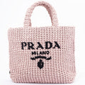 Prada Pink Viscose Tote Bag