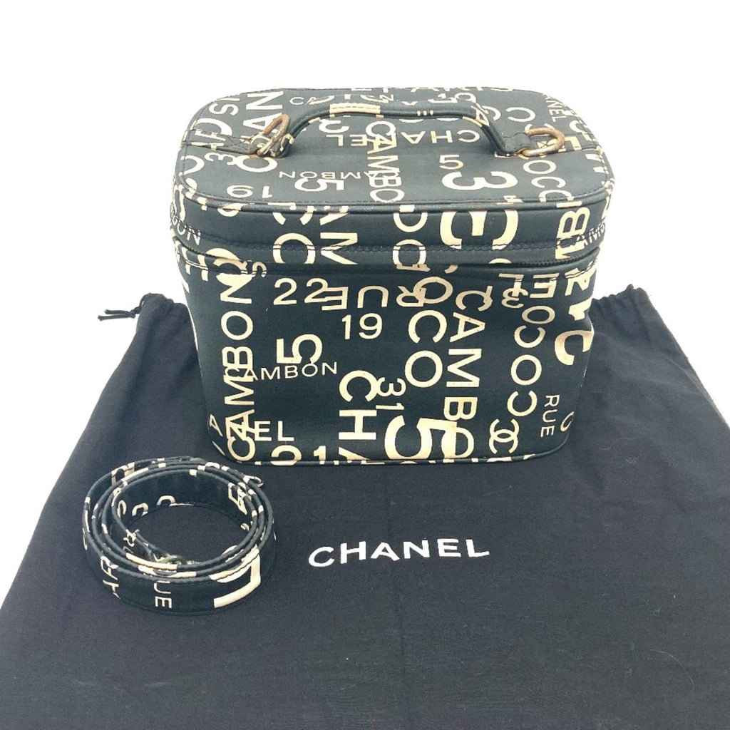 Chanel Black Cotton Handbag