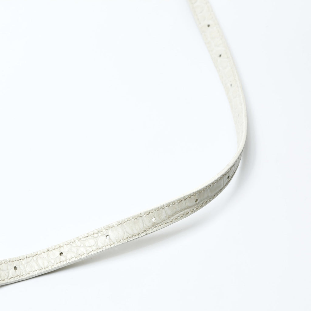 Balenciaga White Leather Shoulder