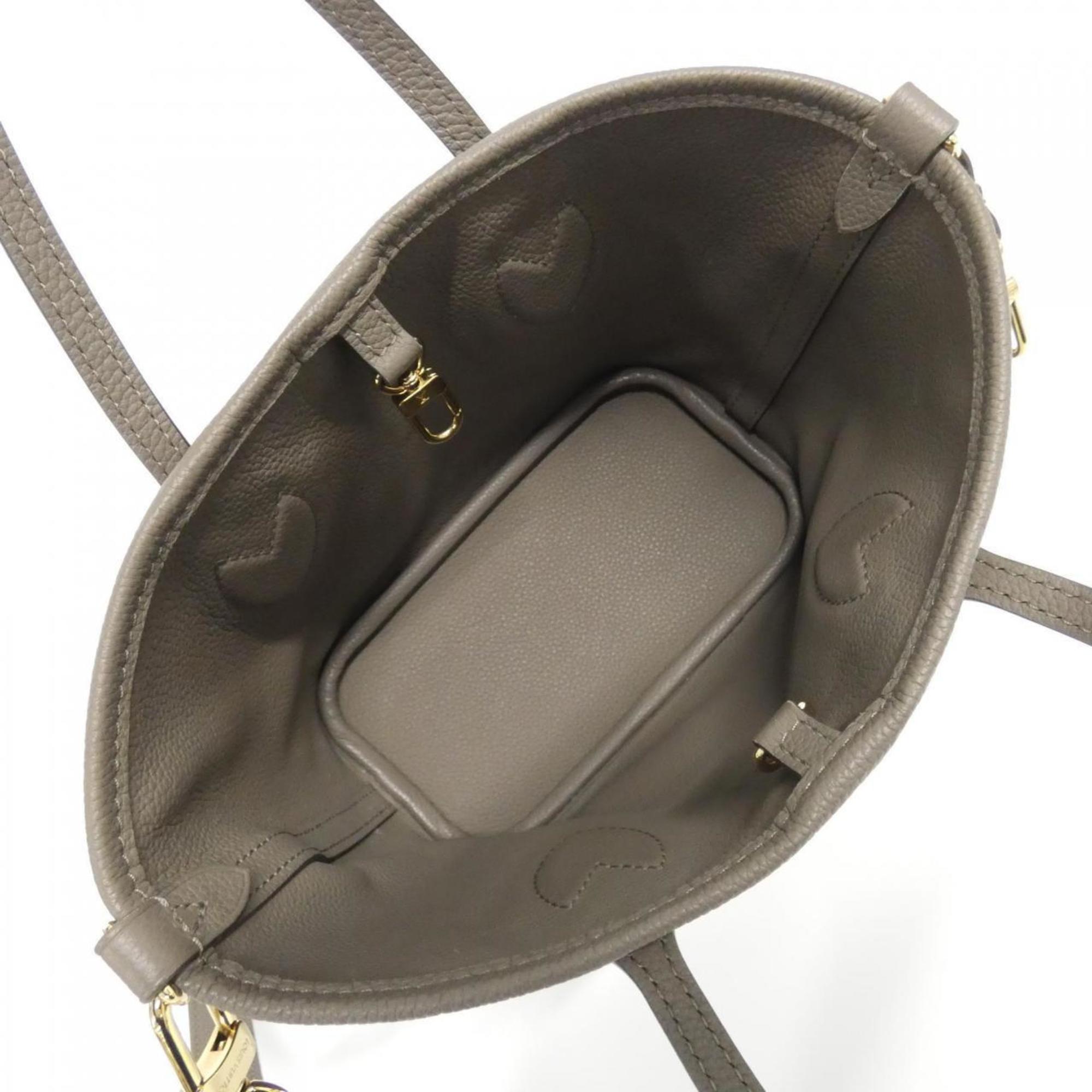 Louis Vuitton Brown Coated Canvas Leather Handbag