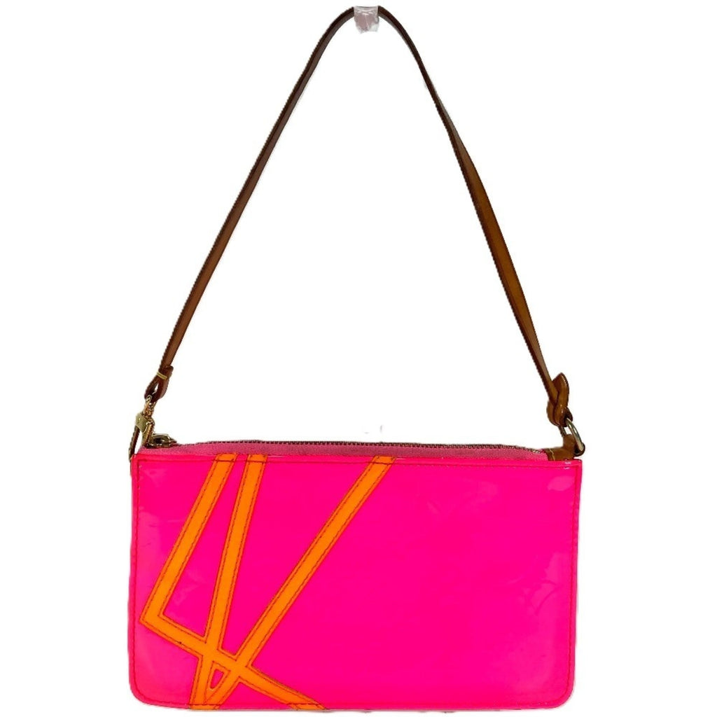 Louis Vuitton Pink Monogram Vernis Handbag Pouch Shoulder Bag