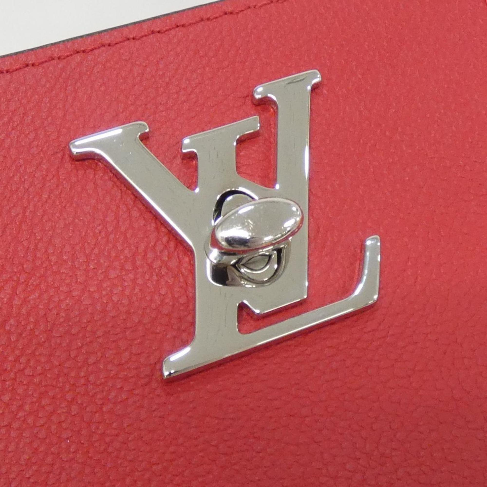 Louis Vuitton Red Color Ruby Leather Handbag