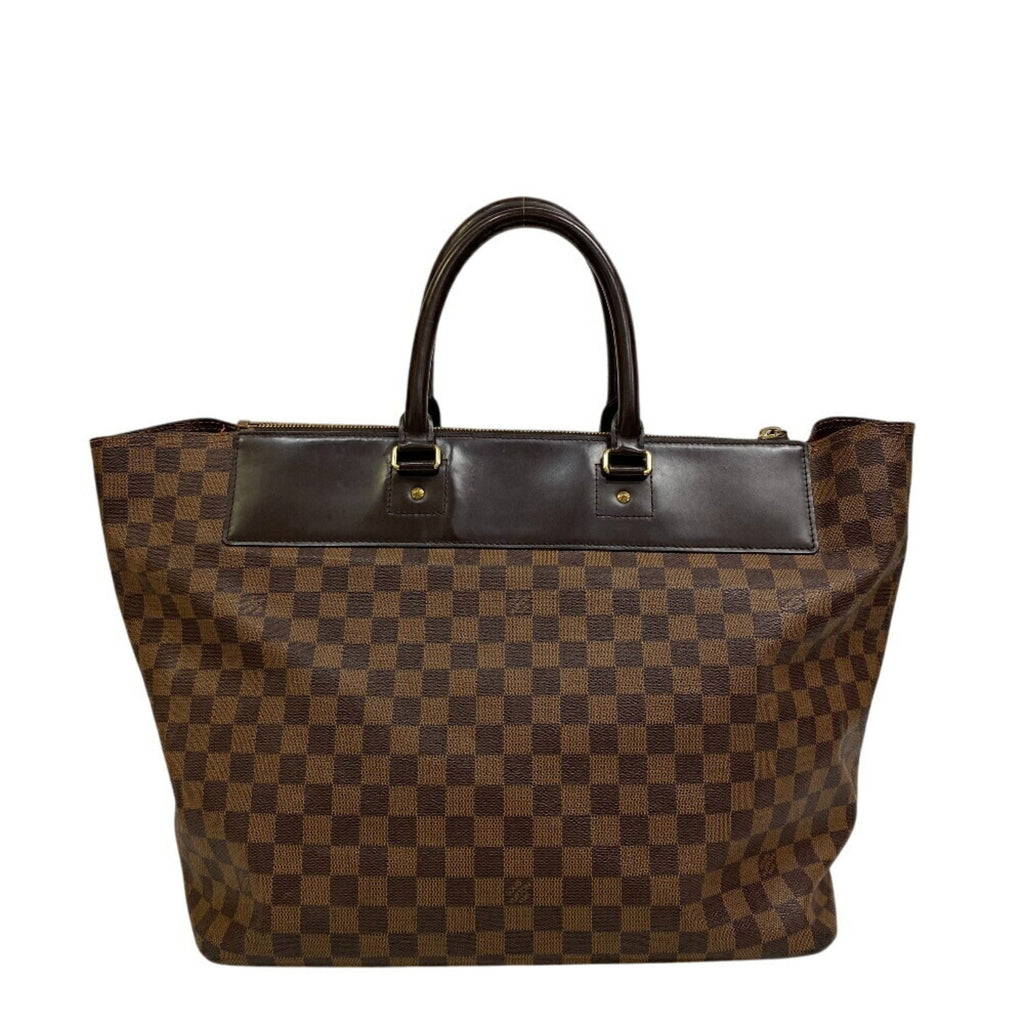 Louis Vuitton Damier Brown Red Color Leather Handbag
