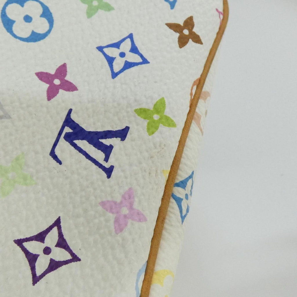 Louis Vuitton White Coated Canvas Pouch