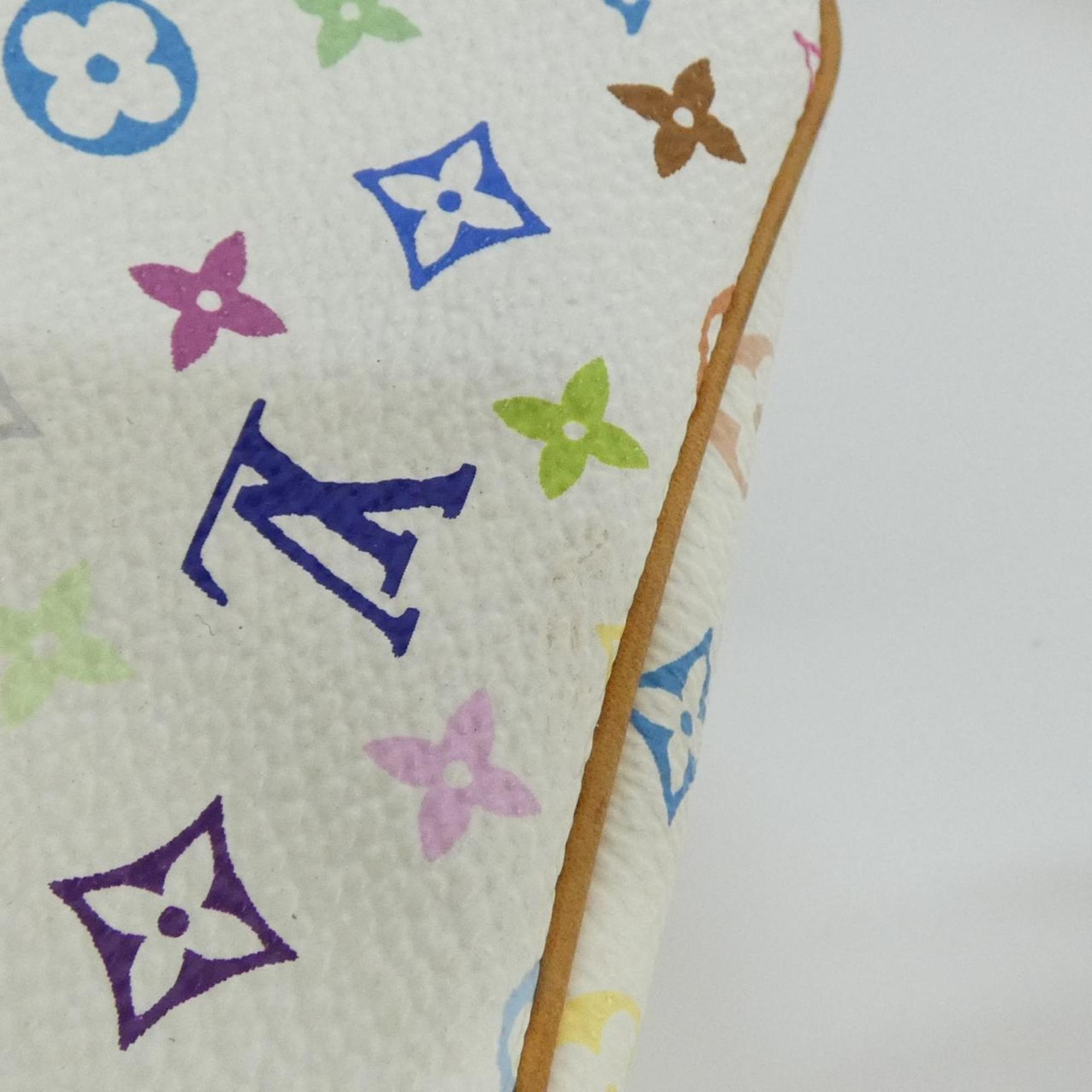 Louis Vuitton White Coated Canvas Pouch