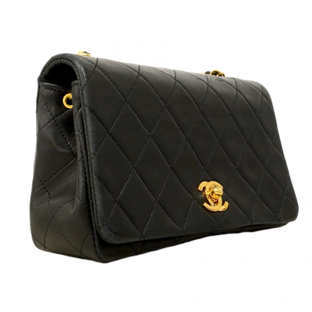 Chanel Black Leather Shoulder Bag