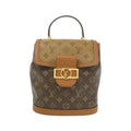 Louis Vuitton Marron Coated Canvas Backpack