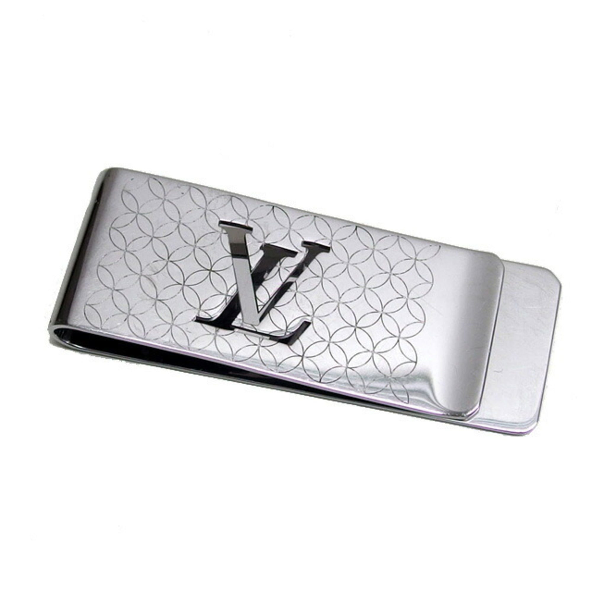 Louis Vuitton Silver Stainless Steel Money Clip
