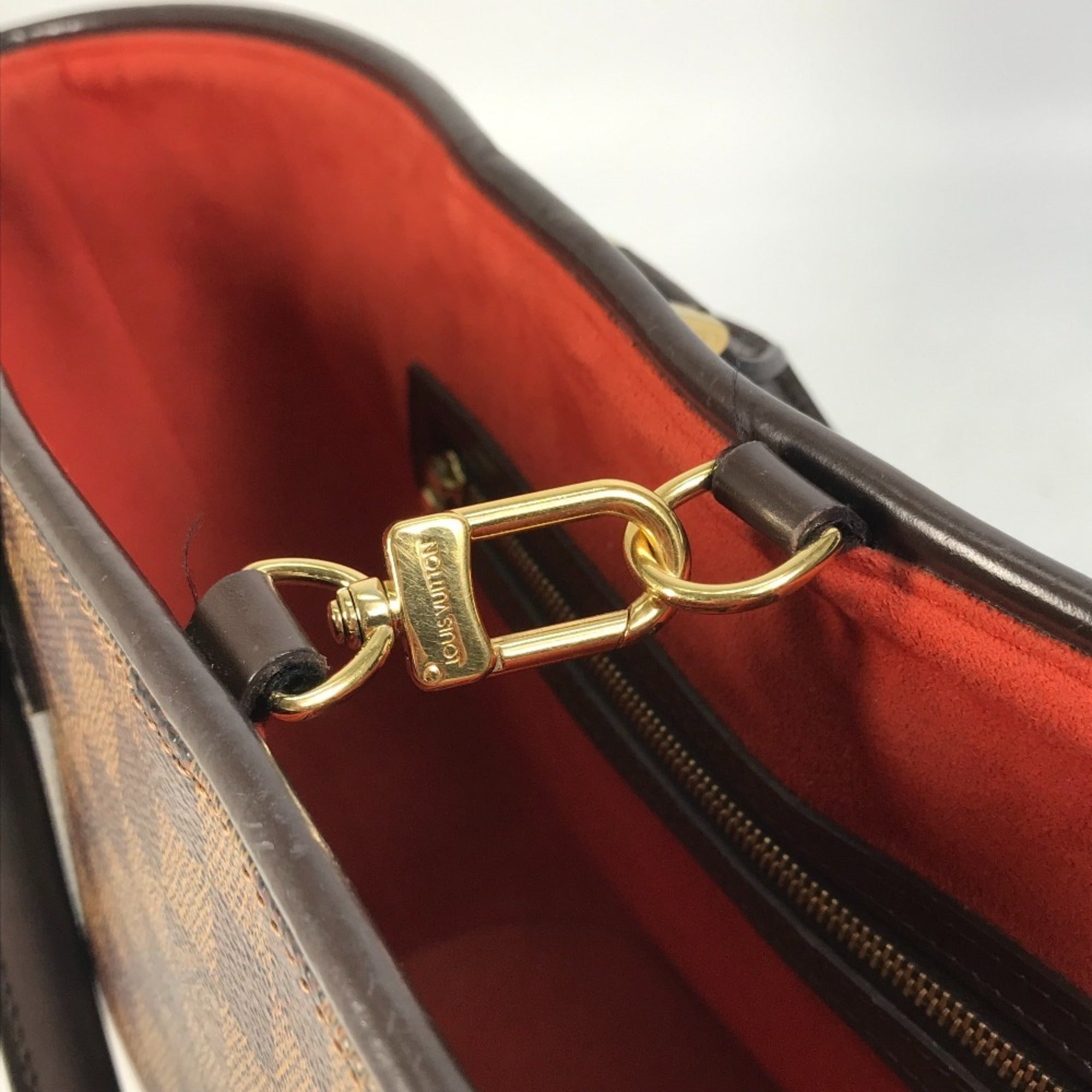 Louis Vuitton Damier Brown Ebene Damier Canvas Shoulder Bag Tote Bag